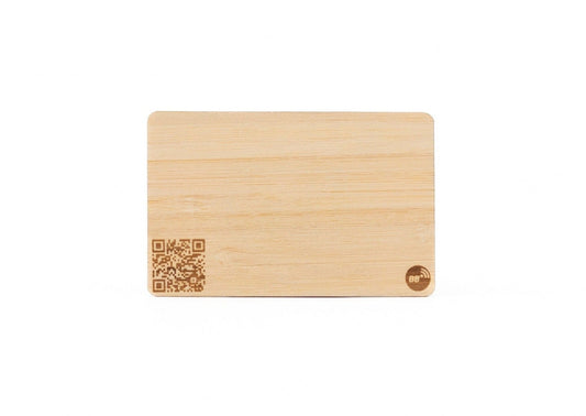 Custom Bamboo NFC Business Card