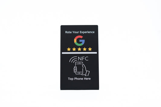 NFC Google Reviews Stand